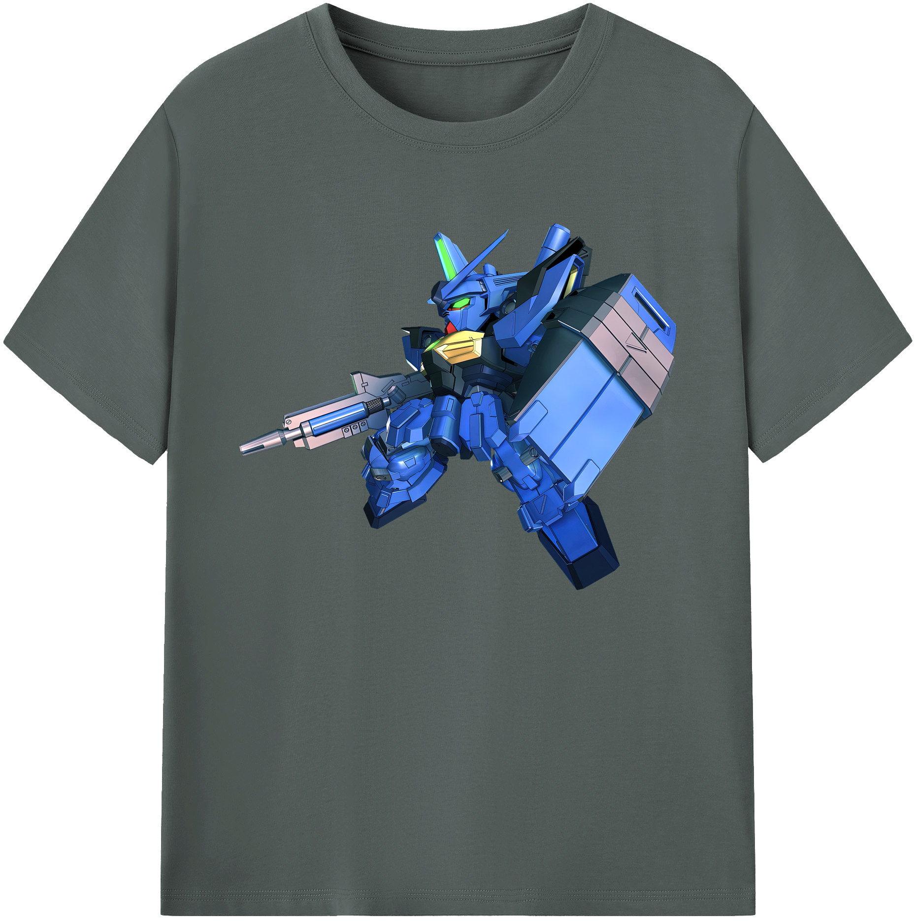 （画像用） 機動戦士ガンダム Mobile Suit Gundam 綿100％ メンズ半袖Tシャツ｜肌触りやわらか＆通気性
